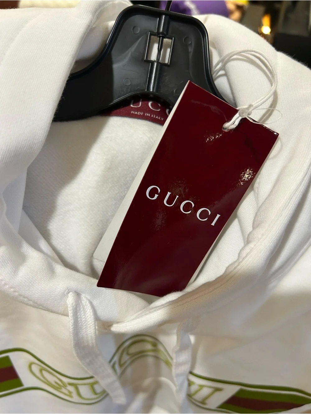 Gucci hoodie white